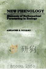 NEW PHENOLOGY PDF电子版封面 047186451X