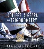 COLLEGE ALGEBRA AND TRIGONOMETRY SECOND EDITION 1999 PDF电子版封面