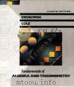 FUNDAMENTALS OF ALGEBRA AND TRIGONOMETRY EIGHTH EDITION（1993 PDF版）