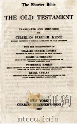 THE OLD TESTAMENT 1922 PDF电子版封面
