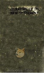 LITERATURE OF THE NEW TESTAMENT 1926 PDF电子版封面