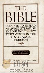 THE BIBLE 1936 PDF电子版封面