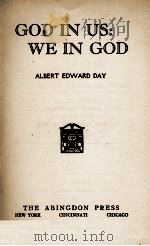 GOD IN US: WE IN GOD 1938 PDF电子版封面