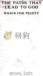 THE PATHS THAT LEAD TO GOD（1924 PDF版）