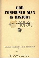 GOD CONFRONTS MAN IN HISTORY 1947 PDF电子版封面