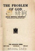THE PROBLEM OF GOD 1930 PDF电子版封面
