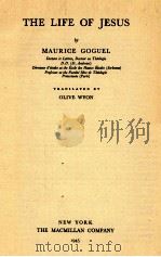 THE LIFE OF JESUS（1945 PDF版）