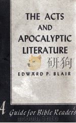 THE CATS AND APOCALYPTIC LITERATURE PDF电子版封面 EDWARD P. BLAIR