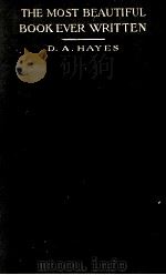 THE MOST BEAUTIFUL BOOK EVER WAITTEN（1913 PDF版）