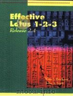 EFFECTIVE LOFUS 1-2-3 RELEASE 2.4（1994 PDF版）