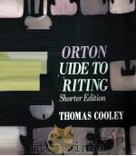 THE NORTON GUIDE TO WRITING SHORTER EDITION（1992 PDF版）