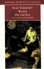 RUDIN ON THE EVE 1999 PDF电子版封面 IVAN TURGENEV