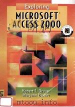 EXPLORING MICROSOFT ACCESS 2000 1999 PDF电子版封面