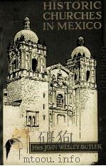 HISTORIC CHURCHES IN MEXICO PDF电子版封面
