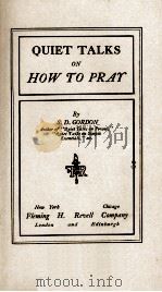 QUIET TALKS ON HOW TO PRAr（ PDF版）