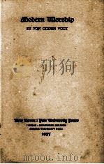 Dooern Worship 1927 PDF电子版封面