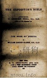 THE EXPOSITOR'S BIBLE 1901 PDF电子版封面