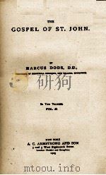 THE GOSPEL OF ST. JOHN 1905 PDF电子版封面