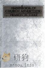 HANDBOOK OF CHURCH ADVERTISING（1921 PDF版）
