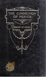 THE COMMUNION OF PRAYER PDF电子版封面