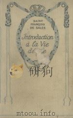 Introduction a la Vie devote PDF电子版封面 S. Francois de sales