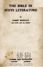 THE BIBLE IN SCOTS LITERATURE（ PDF版）