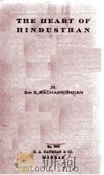THE HEART OF HINDUSTHAN PDF电子版封面 SIR S. RADHAKRISHNAN