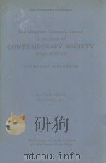 CONTEMPORARY SOCIETY 1941 PDF电子版封面