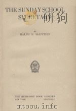 THE SUNDAY SCHOOL SECRETARY 1917 PDF电子版封面 RALPH N. McENTIRE
