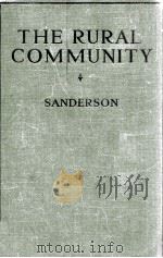 THE RURAL COMMUNITY（1932 PDF版）