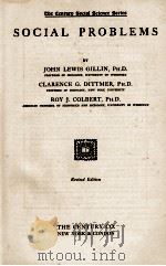 SOCIAL PROBLEMS 1932 PDF电子版封面
