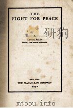 THE FIGHT FOR PEACE（1930 PDF版）