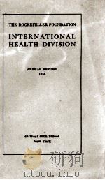 INTERNATIONAL HEALTH DIVISION（1936 PDF版）