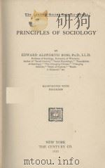 PRINCIPLES OF SOCIOLOGY 1920 PDF电子版封面