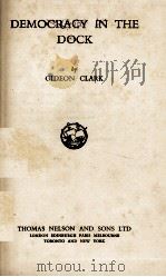 DEMOCRACY IN THE DOCK（1939 PDF版）