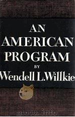AN AMERICAN PROGRAM（1944 PDF版）