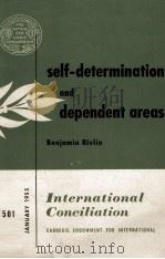 SELF-DETERMINATION AND DEPENDENT AREAS（1955 PDF版）