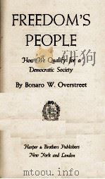FREEDOM'S PEOPLE（1945 PDF版）