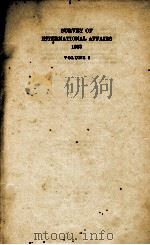 SURVEY OF INTERNATIONAL AFFAIRS 1937 VOLUME I（1938 PDF版）