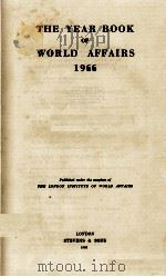 THE YEAR BOOK OF WORLD AFFAIRS 1966（1966 PDF版）