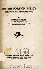 BRITISH FOREIGN POLICY（1938 PDF版）