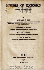 OUTLINES OF ECONOMICS(FOURTH REVISED EDITION)（1926 PDF版）