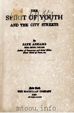 THE SRPIRIT OF YOUTH AND THE CITY STREETS（1920 PDF版）