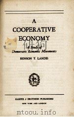 A COOPERATIVE ECONOMY（1943 PDF版）