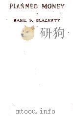 PLANNED MONEY（1933 PDF版）