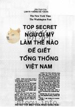 TOP SECRET NGUOI MY LAM THE NAO DE GIET TING THONG VIET NAM PDF电子版封面