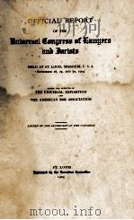 UNIVERSAL CONGRESS OF LAWYERS AND JURISTS   1905  PDF电子版封面     