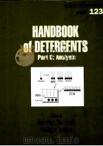 surfactant science series volume 123 HANDBOOK OF DETERGENTS PDF电子版封面 0824703510