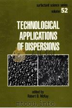 THCHNOLOGICAL APPLICATIONS OF DISPERSIONS（ PDF版）