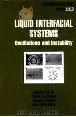 LIQUID INTERFACIAL SYSTEMS PDF电子版封面